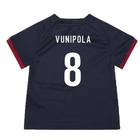 England RWC 2023 Alternate Replica Rugby Baby Shirt (Vunipola 8)_4