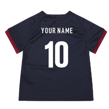 England RWC 2023 Alternate Replica Rugby Baby Shirt (Your Name)_4
