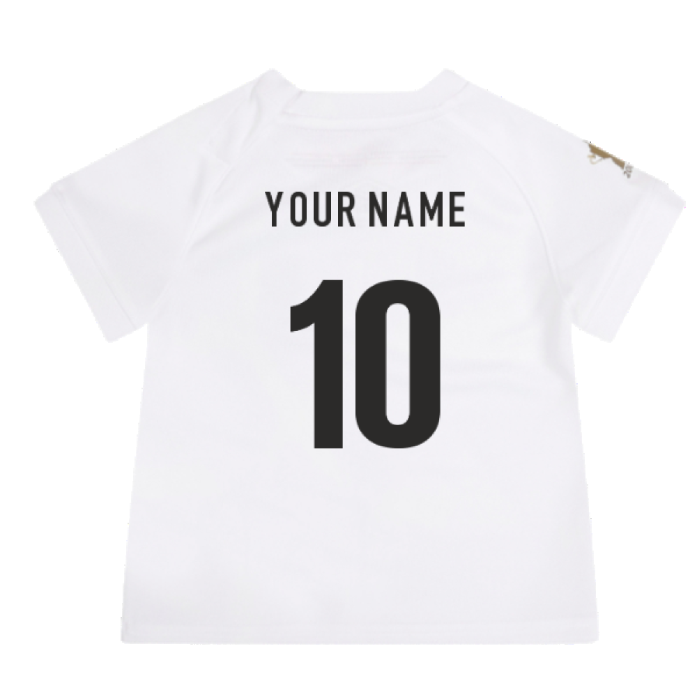 England RWC 2023 Home Replica Rugby Baby Kit (Your Name)_4
