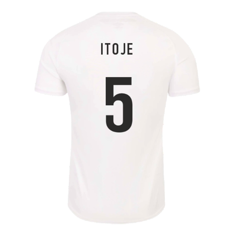 England RWC 2023 Home Replica Rugby Shirt (Itoje 5)_4