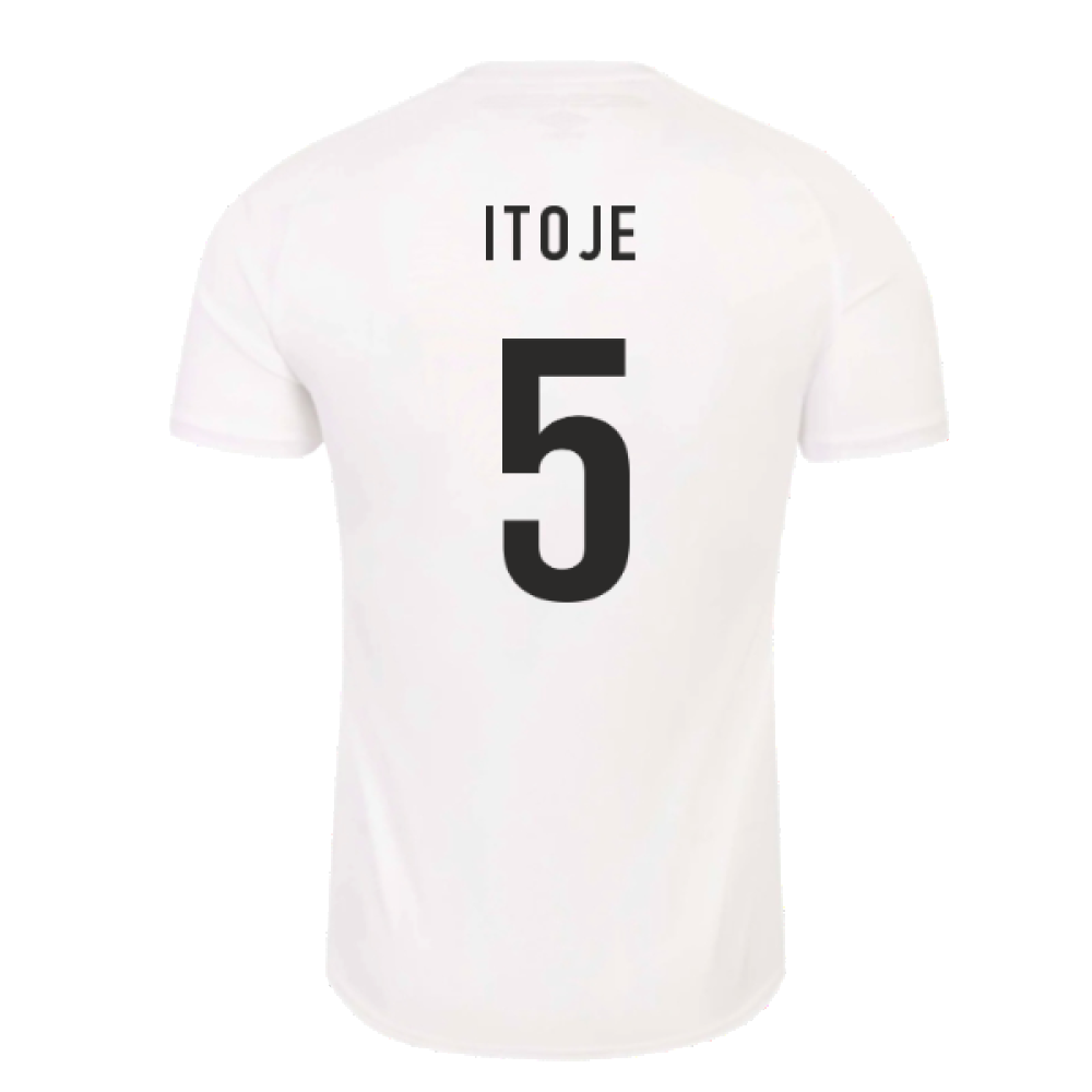 England RWC 2023 Home Rugby Jersey (Kids) (Itoje 5)_4