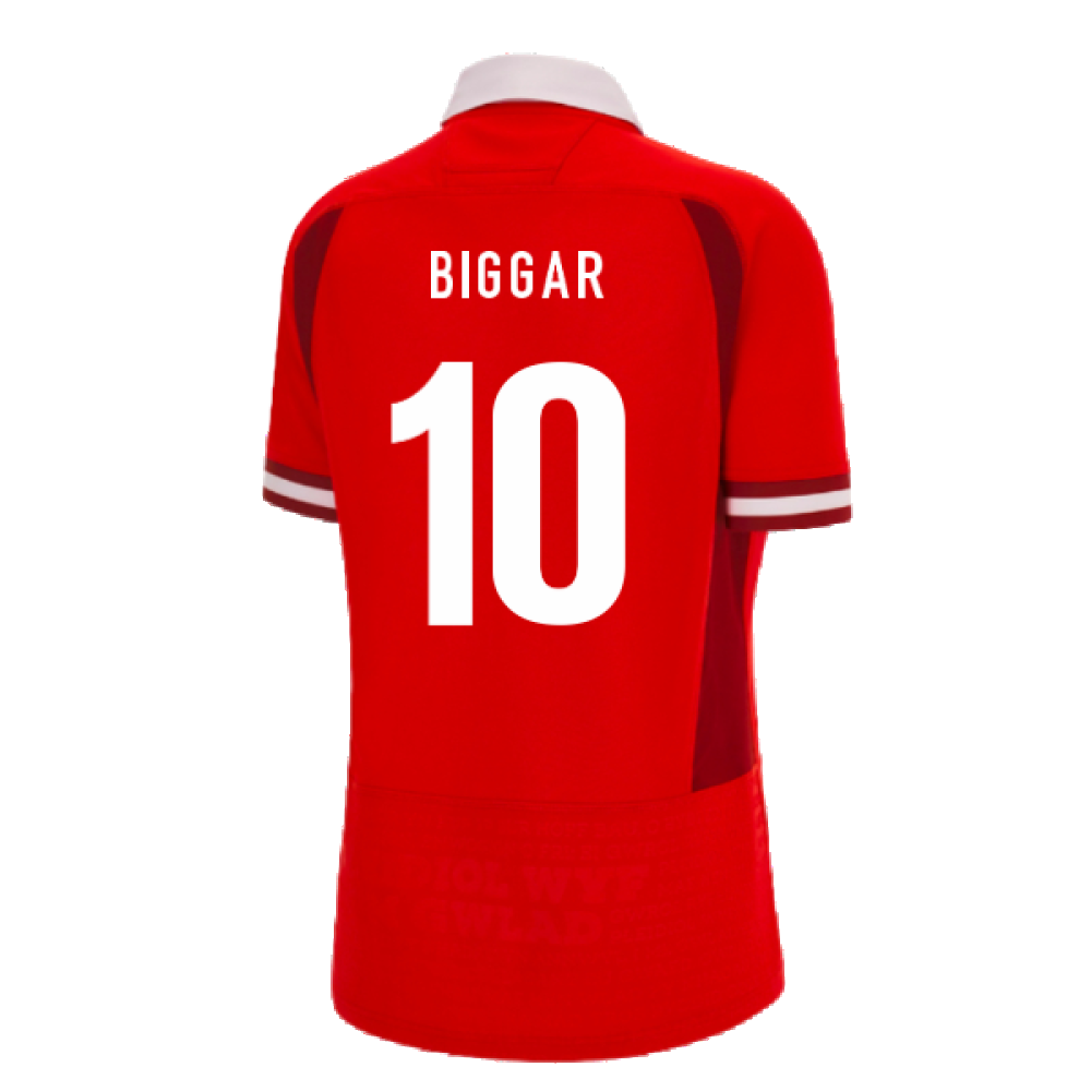 Wales RWC 2023 WRU Home Rugby Shirt (Ladies) (Biggar 10)_4