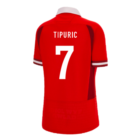 Wales RWC 2023 WRU Home Rugby Shirt (Ladies) (Tipuric 7)_4