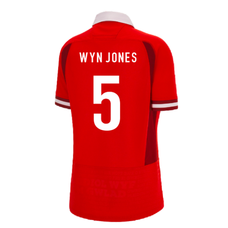 Wales RWC 2023 WRU Home Rugby Shirt (Ladies) (Wyn Jones 5)_4