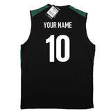 2023-2024 Newcastle Falcons Sleeveless Rugby Tee (Black) (Your Name)_4