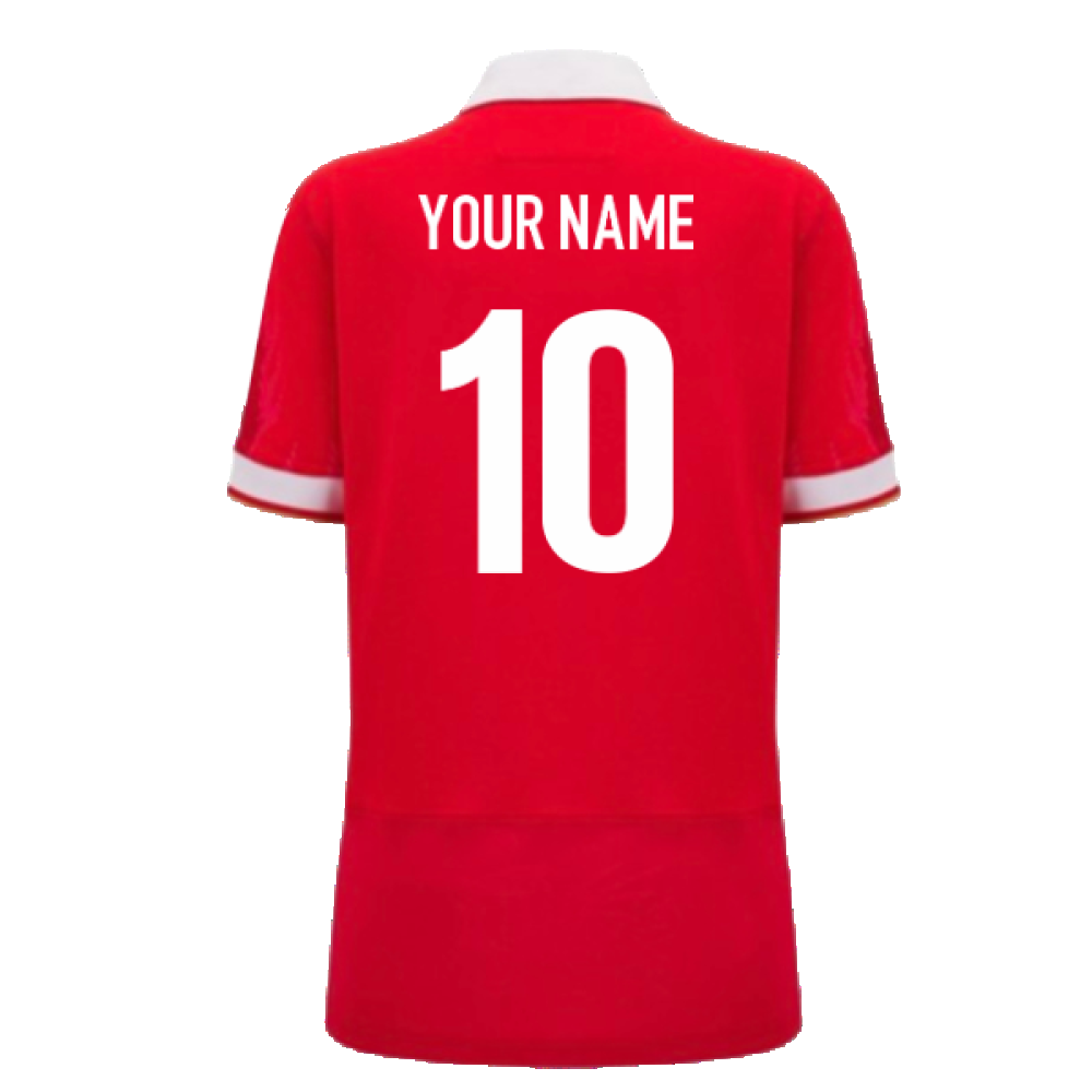 2024-2025 Wales Home Cotton Rugby Shirt (Womens) (Your Name)_2