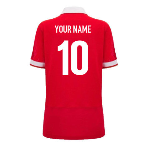 2024-2025 Wales Home Cotton Rugby Shirt (Womens) (Your Name)_2