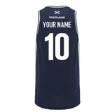 2024-2025 Scotland Rugby Basketball Singlet (Navy) - Kids (Your Name)_2