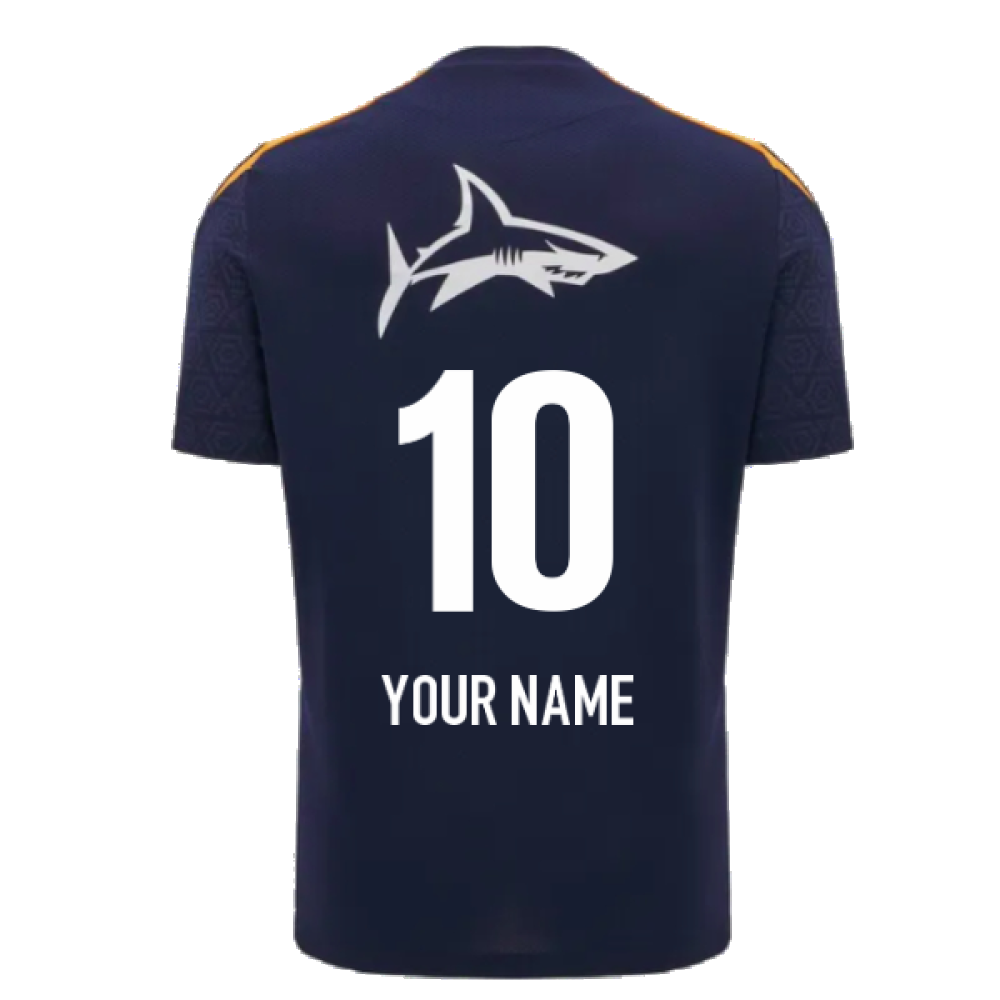 2024-2025 Sale Sharks Training Tee (Navy) (Your Name)_2