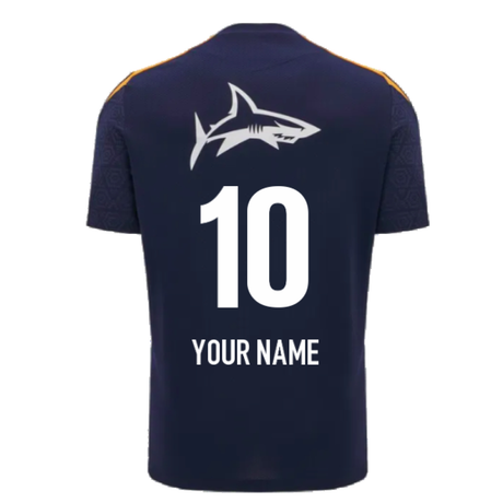2024-2025 Sale Sharks Training Tee (Navy) (Your Name)_2