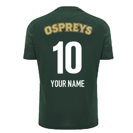 2024-2025 Ospreys Poly Training Shirt (Green) (Your Name)_2
