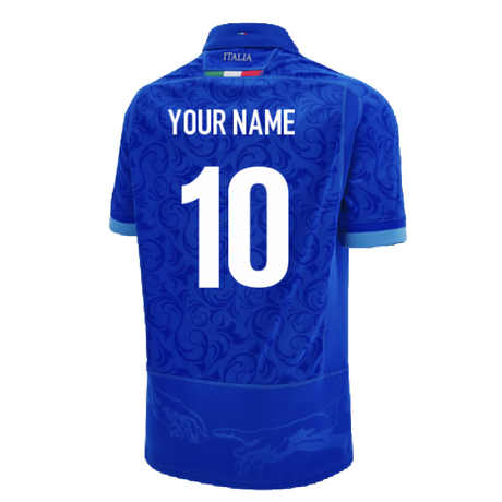 2024-2025 Italy Rugby Home Shirt (Kids) (Your Name)_2