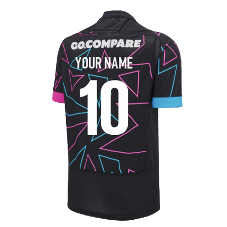2024-2025 Wales WRU Away Pathway Rugby Shirt (Kids) (Your Name)_2