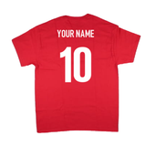 Wales Rugby Classic Printed T-Shirt (Red) (Your Name)_2