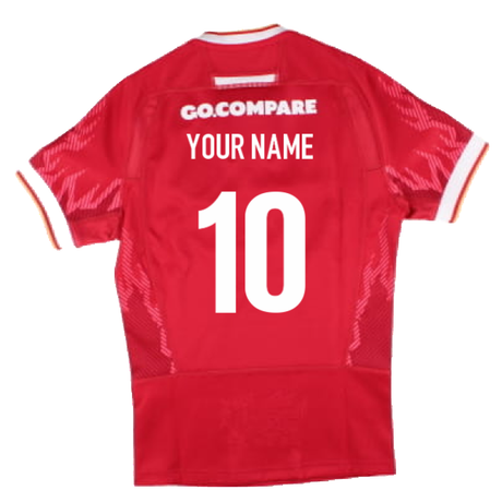 2024-2025 Wales Rugby WRU Home Slim Fit Shirt (Womens) (Your Name)_2