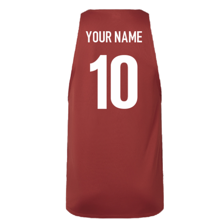 2024-2025 British and Irish Lions Poly Singlet (Red) (Your Name)_2