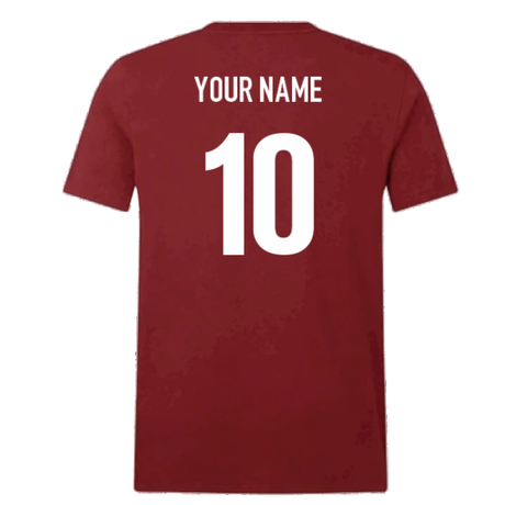 2025 British & Irish Lions Cotton Jersey T-Shirt - Red (Your Name)_2