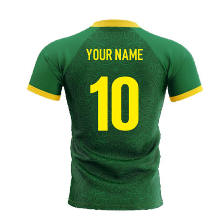 2024-2025 Springboks South Africa Home Rugby Shirt Womens (Your Name)_2
