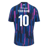 2025-2026 Scotland Rugby Warm Up Shirt (Navy) (Your Name)_0