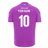 2025-2026 Scotland Rugby Training Poly Shirt (Purple) (Your Name)_0