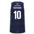 2025-2026 Scotland Rugby Training Singlet (Navy) - Womens (Your Name)_0