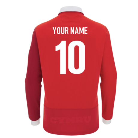 2025-2026 Wales Home Cotton LS Rugby Shirt (Your Name)_0