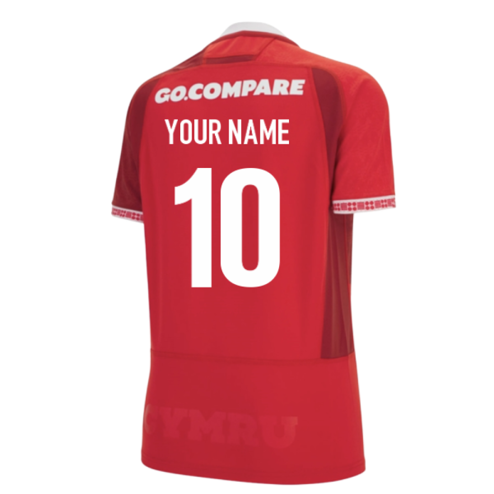 2025-2026 Wales WRU Home Rugby Shirt (Womens) (Your Name)_0