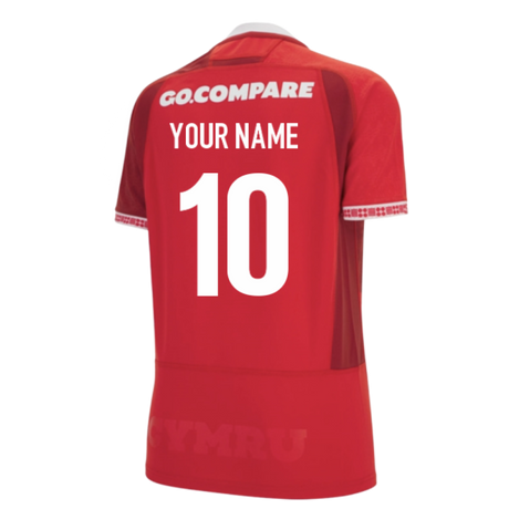 2025-2026 Wales WRU Home Rugby Shirt (Womens) (Your Name)_0