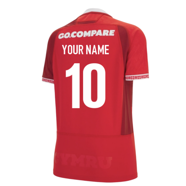 2025-2026 Wales WRU Home Rugby Shirt (Womens) (Your Name)_0
