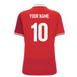 2025-2026 Wales WRU Home Cotton Rugby Shirt (Womens) (Your Name)_0