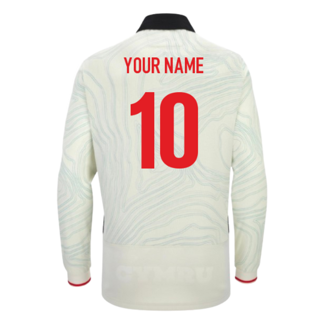 2025-2026 Wales WRU Rugby Away Cotton LS Shirt (Your Name)_0