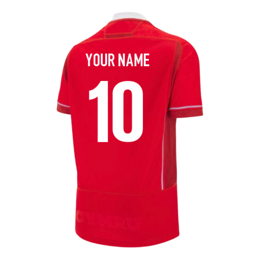 2025-2026 Wales Home WRWC Replica Rugby Shirt (Your Name)_0