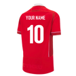 2025-2026 Wales WRU Home WRWC Replica Rugby Shirt (Kids) (Your Name)_0