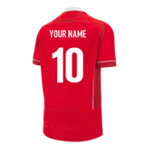2025-2026 Wales WRU Home WRWC Replica Rugby Shirt (Kids) (Your Name)_0