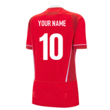 2025-2026 Wales WRU Home WRWC Rugby Shirt (Womens) (Your Name)_0