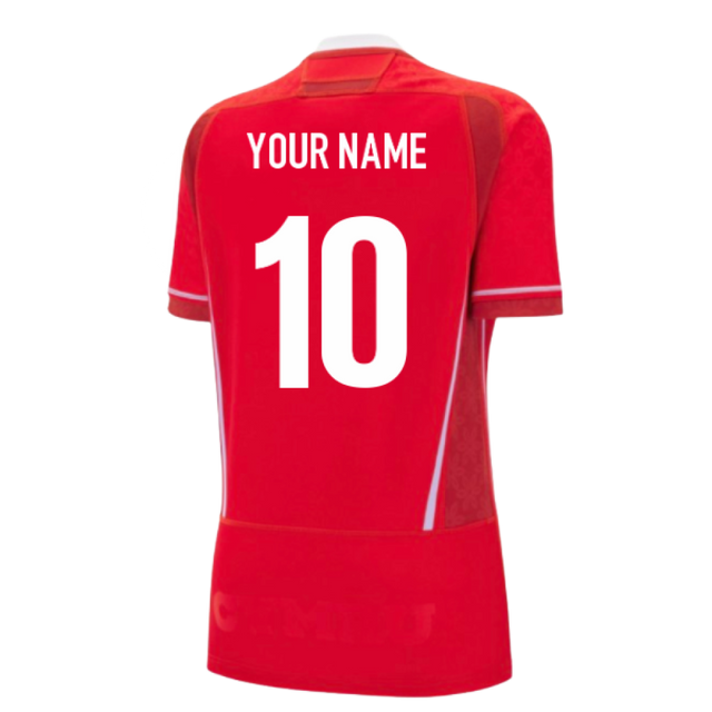 2025-2026 Wales WRU Home WRWC Rugby Shirt (Womens) (Your Name)_0