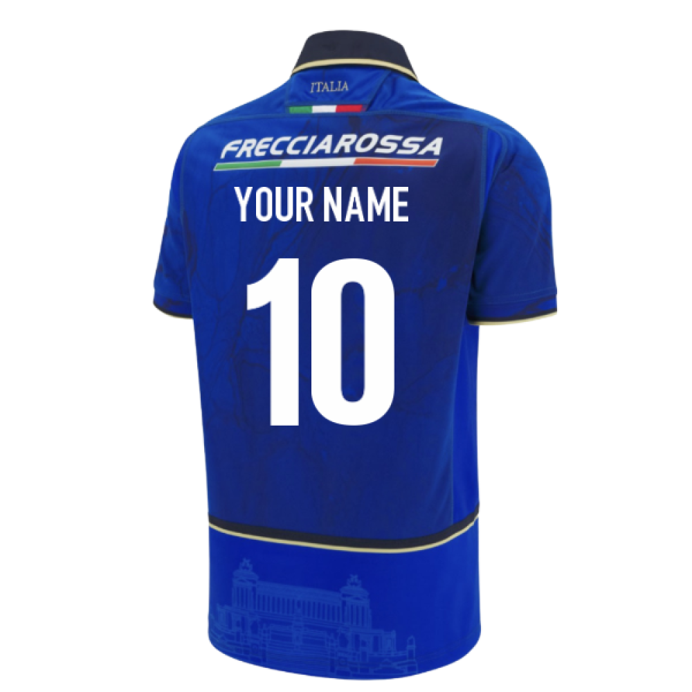2025-2026 Italy FIR Rugby Home Replica Shirt (Your Name)_0