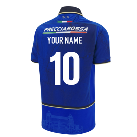 2025-2026 Italy FIR Rugby Home Shirt (Kids) (Your Name)_0