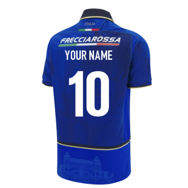 2025-2026 Italy FIR Rugby Home Shirt (Kids) (Your Name)_0