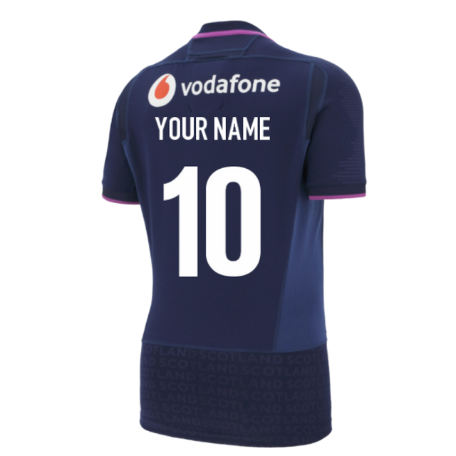 2025-2026 Scotland Home Rugby Slim Fit Shirt (Your Name)_0