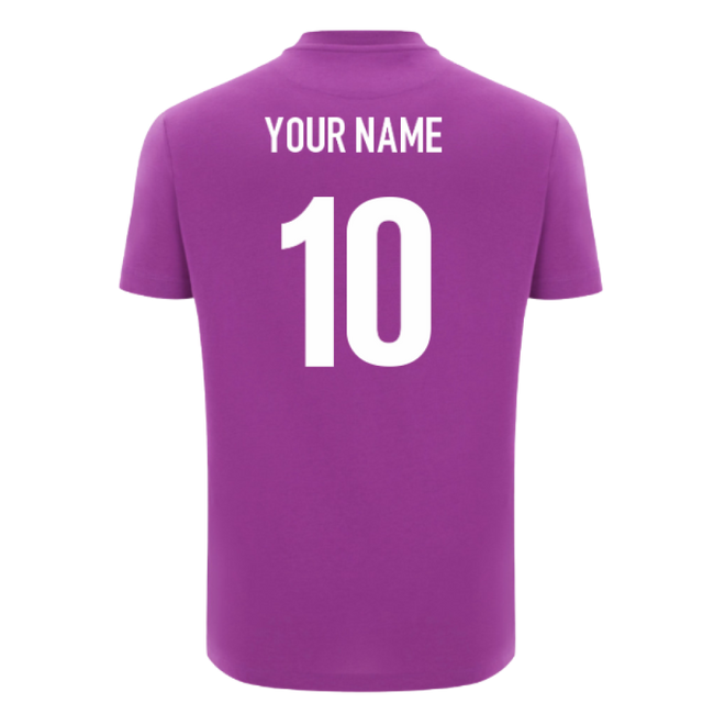 2025-2026 Scotland Leisure Rugby T-Shirt (Purple) (Your Name)_0