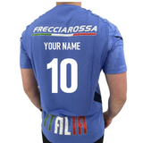 2025-2026 Italy Rugby Staff Training Shirt (Blue) (Your Name)_0