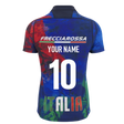 2025-2026 Italy FIR Rugby Training Jersey (Navy) (Your Name)_0
