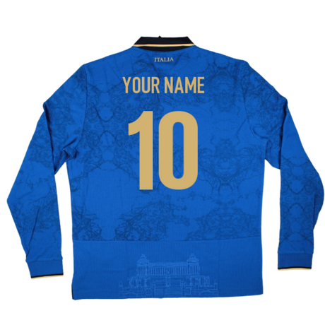 2025-2026 Italy FIR Home LS Cotton Rugby Shirt (Your Name)_0