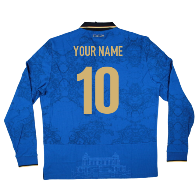 2025-2026 Italy FIR Home LS Cotton Rugby Shirt (Your Name)_0