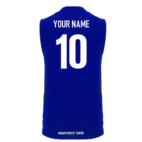 2025-2026 Glasgow Warriors Rugby Sleveless Shirt (Blue) (Your Name)_0