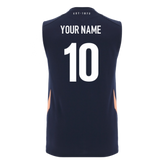 2025-2026 Edinburgh Rugby Sleeveless Shirt (Navy) (Your Name)_0