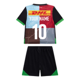2025-2026 Harlequins Home Rugby Infant Kit (Your Name)_0