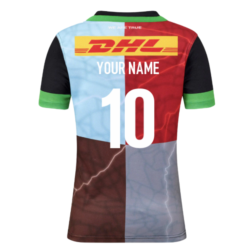 2025-2026 Harlequins Home Rugby Shirt (Kids) (Your Name)_0