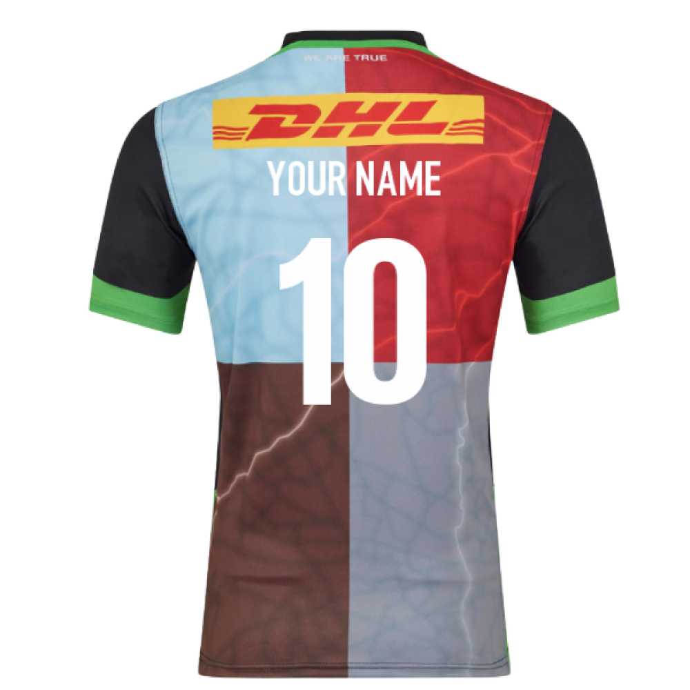 2025-2026 Harlequins Home Rugby Shirt (Your Name)_0